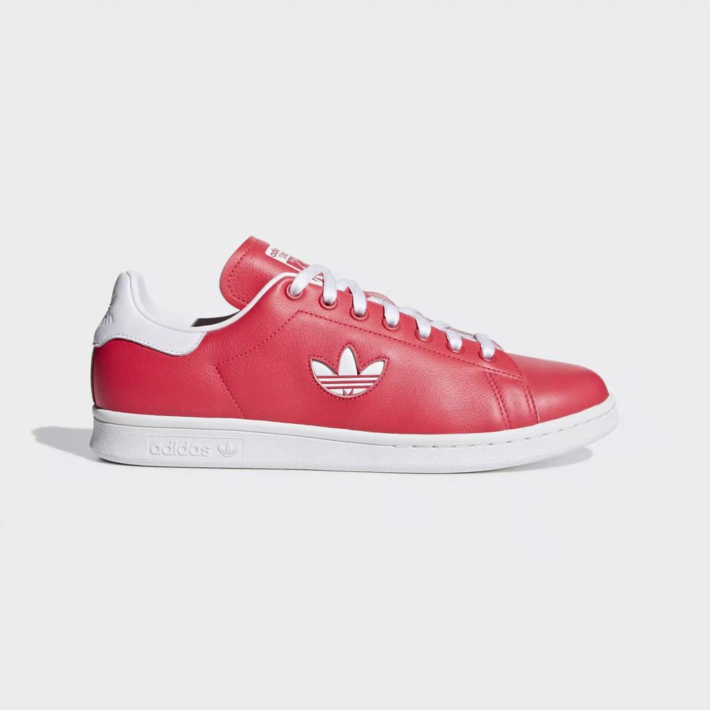 Adidas Stan Smith Tenis Rojos Para Hombre (MX-55019)